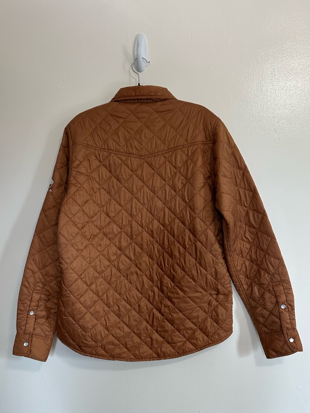 Criquet - Quilted Shacket, Chestnut Tan, Men's Size Small - Picture 5 of 9